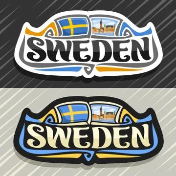 Vector logo for Sweden Stock-Illustration