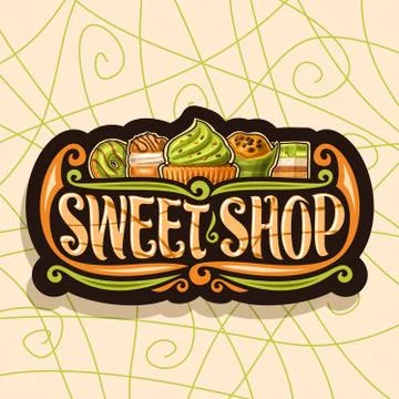 Vector logo for Sweet Shop Stock Illustration