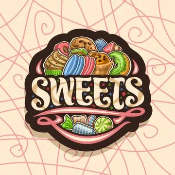 Vector logo for Sweets Illustrazione stock