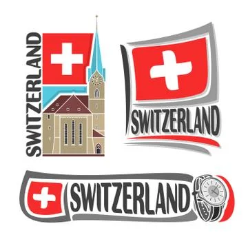 Vector logo for Switzerland Stock Illustration
