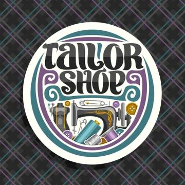 Vector logo for Tailor Shop Stock Illustration