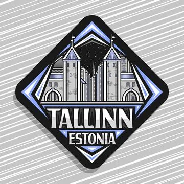 Vector logo for Tallinn Illustrazione stock