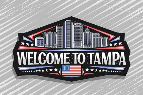 Vector logo for Tampa Ilustración de archivo