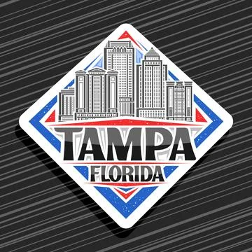 Vector logo for Tampa Illustrazione stock