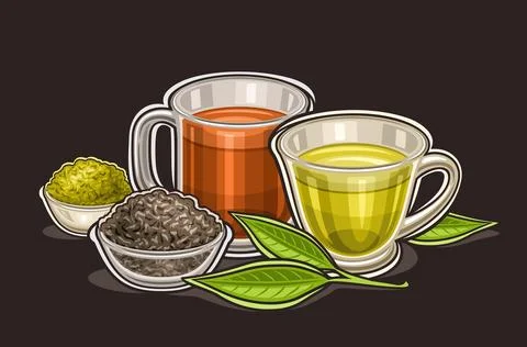 Vector logo for Tea Drink Illustration