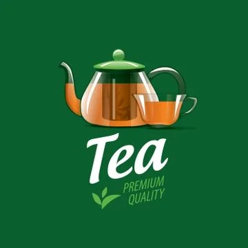 Vector logo tea Stock Illustration