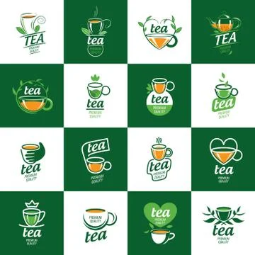 Vector logo tea Stock Illustration