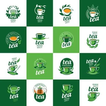 Vector logo tea Stock Illustration