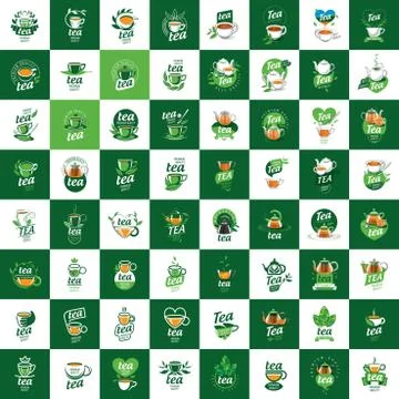 Vector logo tea Stock Illustration