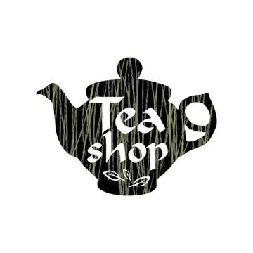 Vector logo of a tea shop and cafe Stock Illustration