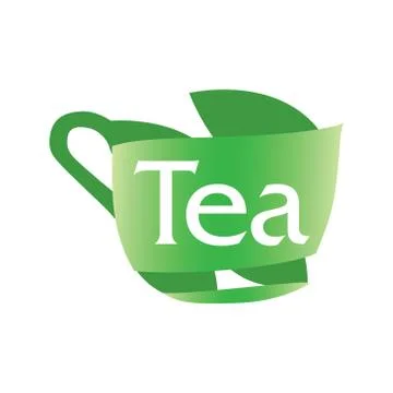 Vector logo of a tea shop and cafe Stock Illustration