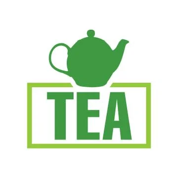 Vector logo of a tea shop and cafe Stock Illustration