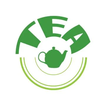 Vector logo of a tea shop and cafe Stock Illustration