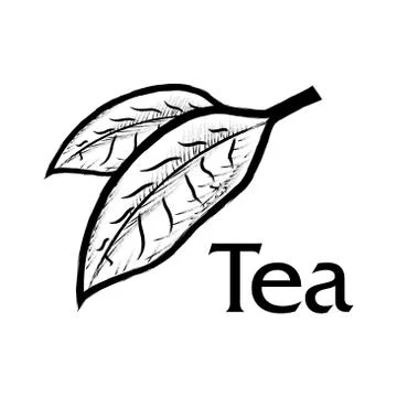 Vector logo of a tea shop and cafe Stock Illustration