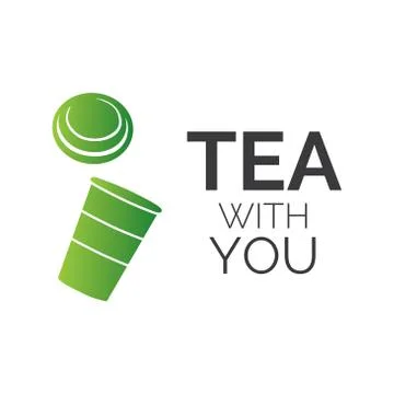 Vector logo of a tea shop and cafe Stock Illustration