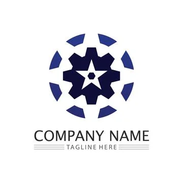 Vector logo technology Digital tech vector business logo template concept i.. Illustrazione stock