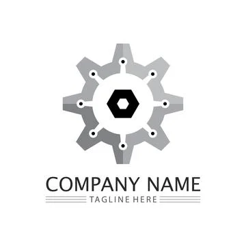 Vector logo technology Digital tech vector business logo template concept i.. Illustrazione stock