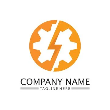 Vector logo technology Digital tech vector business logo template concept i.. Stock Illustration