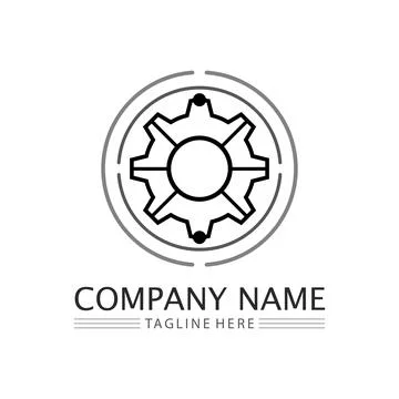 Vector logo technology Digital tech vector business logo template concept i.. Illustrazione stock