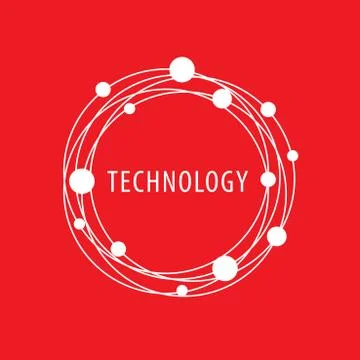 Vector logo technology Stock Illustration