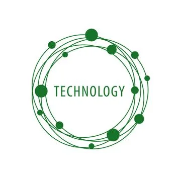 Vector logo technology Stock Illustration