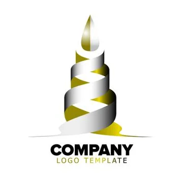 Vector logo template. Abstract object 스톡 일러스트