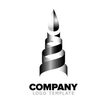 Vector logo template. Abstract object 스톡 일러스트