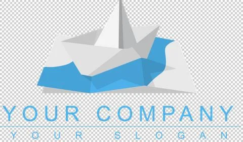 Vector logo template. Illustrazione stock