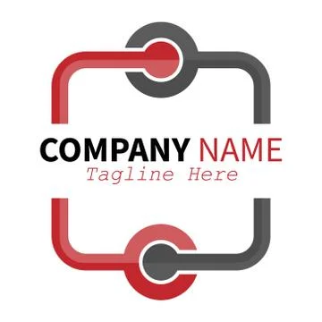 Vector logo. Template for a logo, sticker, or label. Stock Illustration