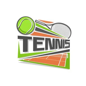 Vector logo for tennis Stock Illustration