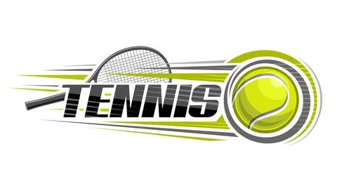 Vector logo for Tennis Stock Illustration