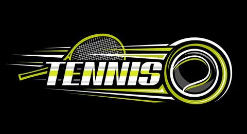 Vector logo for Tennis Stock Illustration