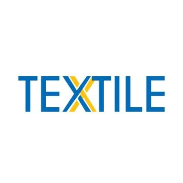 Vector logo of textile fabric and sewing Stock Illustration