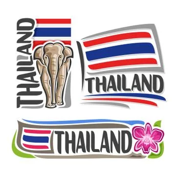 Vector logo for Thailand Stock Illustration