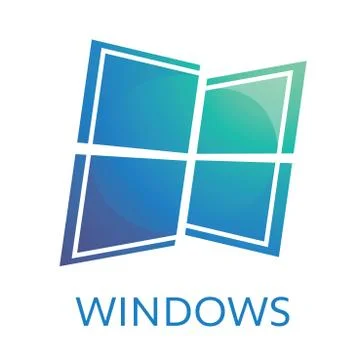 Vector logo on the theme of Windows, doors Stock Illustration