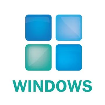 Vector logo on the theme of Windows, doors Stock Illustration
