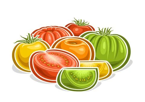 Vector logo for Tomatoes Stock Illustration