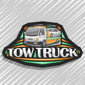 Vector logo for Tow Truck Stock Illustration