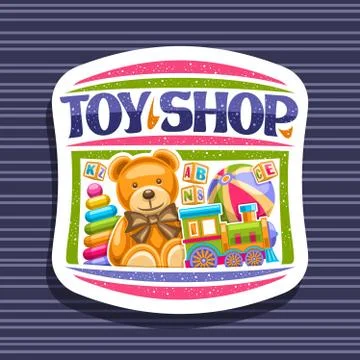 Vector logo for Toy Shop Stock Illustration