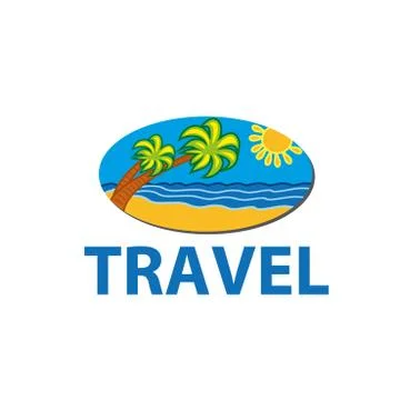 Vector logo travel Stock-Illustration