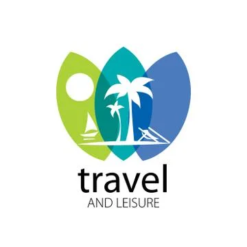 Vector logo travel Illustrazione stock