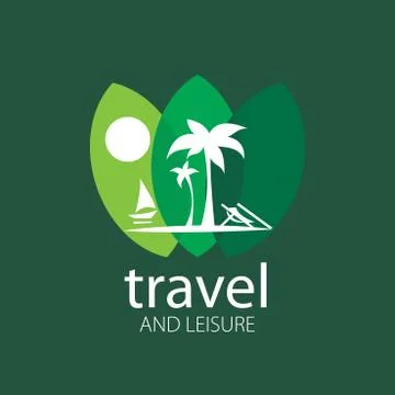 Vector logo travel Stock Illustration