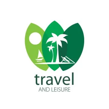 Vector logo travel Illustration