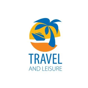 Vector logo travel 스톡 일러스트