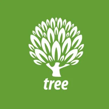 Vector logo tree Stock Illustration