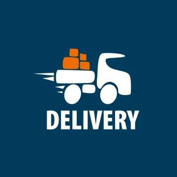 Vector logo trucking Stock Illustration