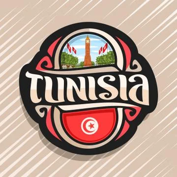 Vector logo for Tunisia Stock Illustration
