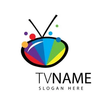 Vector logo TV Stock-Illustration