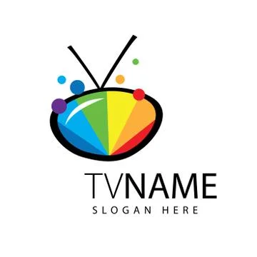 Vector logo TV Stock Illustration