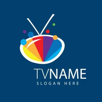 Vector logo TV Stock Illustration